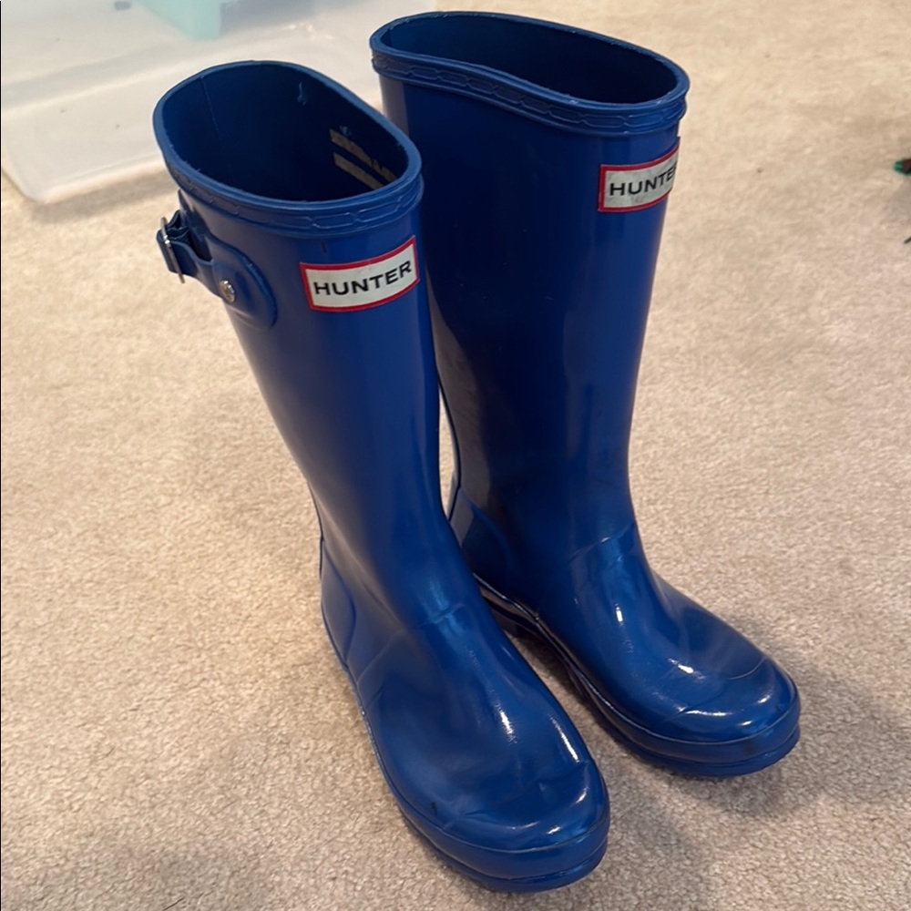 Hunter Classic Blue Waterproof Boots